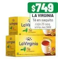 Almacor La virginia - t é en saquito oferta