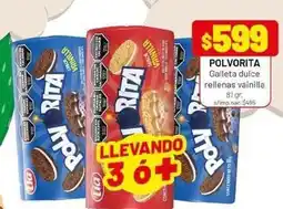 Almacor Lucchetti - polvorita galleta dulce rellenas vainilla oferta