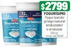 Almacor Yogurísimo - yogur batido griego natural endulzado/s-endulzar oferta