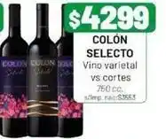 Almacor Colón - vino varietal vs cortes oferta