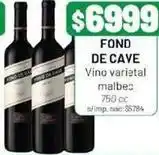 Almacor Fond de cave - vino varietal malbec oferta