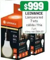 Almacor Ledvance - l uevoampada led 7 wts oferta