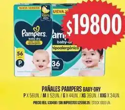 Supermercados Vea Pampers - pampers baby-dry oferta