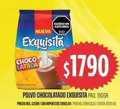 Supermercados Vea Exquisita - polvo chocolatado oferta