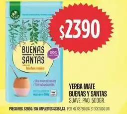 Supermercados Vea Natura - yerba mate oferta