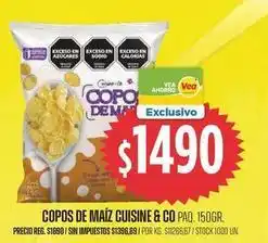 Supermercados Vea Vea - copos de maíz oferta