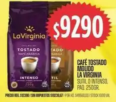 Supermercados Vea La virginia - café tostado molido oferta