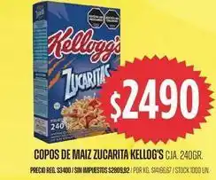 Supermercados Vea Kellogg's - copos de maiz zucaritas oferta