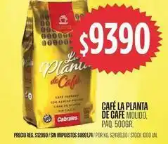 Supermercados Vea La planta de café - café molido oferta