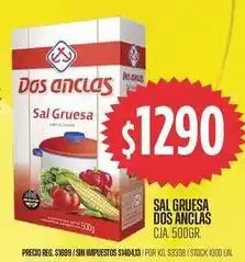 Supermercados Vea Dos anclas - sal gruesa oferta