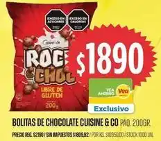 Supermercados Vea 1890 - bolitas de chocolate oferta