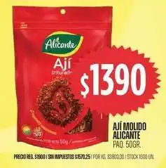 Supermercados Vea Alicante - ají molido triturado oferta