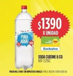 Supermercados Vea Soda cuisine & co oferta