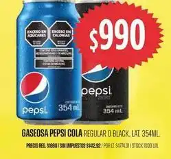 Supermercados Vea Pepsi - gaseosa regular o black oferta
