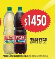 Supermercados Vea Tacconi - amargo oferta