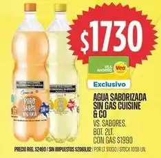 Supermercados Vea Vea - agua saborizada sin gas oferta