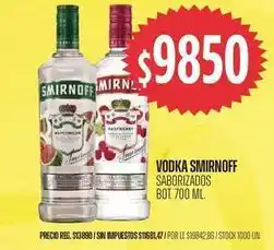 Supermercados Vea Smirnoff - vodka saborizados bot oferta