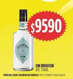 Supermercados Vea Brighton - gin oferta