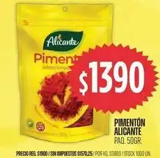 Supermercados Vea Alicante - pimentón oferta