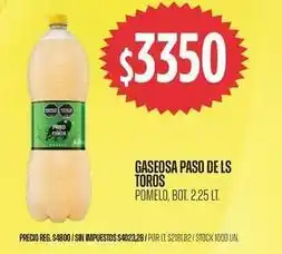 Supermercados Vea Paso de los toros - gaseosa pomelo oferta