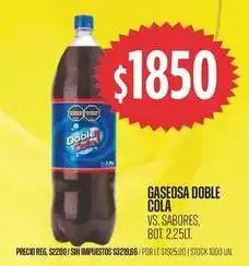 Supermercados Vea Gaseosa doble cola oferta