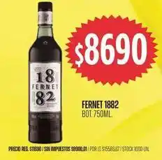 Supermercados Vea 1882 - fernet bot. 750ml oferta