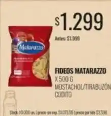 Supermercados Tadicor Matarazzo - fideos oferta