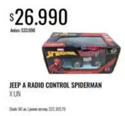 Supermercados Tadicor Spiderman - jeep a radio control spiderman oferta