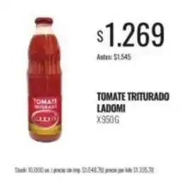 Supermercados Tadicor Tomate triturado oferta