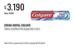 Supermercados Tadicor Colgate - crema dental triple acción extra blancura oferta