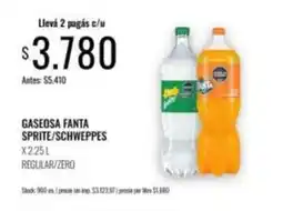 Supermercados Tadicor Fanta - gaseosa oferta