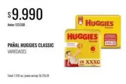 Supermercados Tadicor Huggies - pañal huggies classic oferta