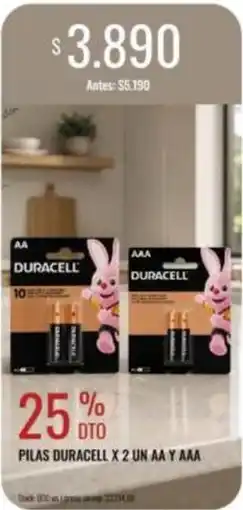 Supermercados Tadicor Duracell - pilas aa y aaa oferta