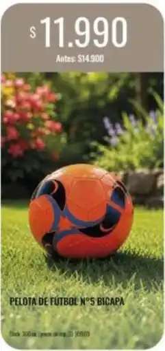 Supermercados Tadicor Pelota de futbol n0 5 bicapa oferta