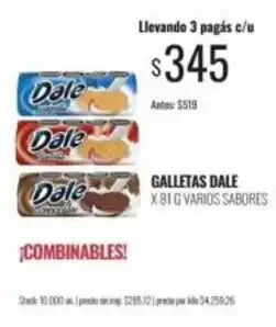Supermercados Tadicor Dale - galletas oferta