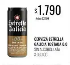Supermercados Tadicor Estrella - cerveza tostada 0.0 sin alcohol lata oferta