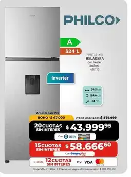 Cooperativa Obrera Philco - heladera oferta
