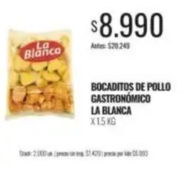 Supermercados Tadicor La blanca - bocaditos de pollo gastronómico oferta