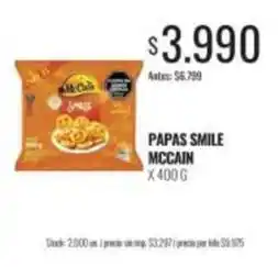 Supermercados Tadicor Smile - papas smile oferta