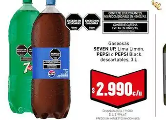 Cooperativa Obrera Seven up - gaseosas oferta