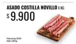 Supermercados Tadicor Asado costilla novillo oferta