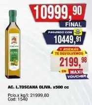 Maxiconsumo Ac. l.toscana oliva oferta