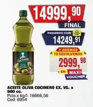 Maxiconsumo Cocinero - aceite oliva cocinero ex. vg oferta