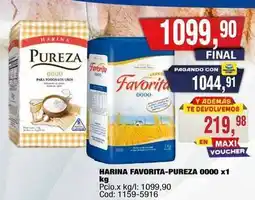 Maxiconsumo Pureza - harina favorita-pureza 0000 x1 kg oferta