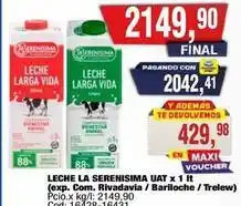 Maxiconsumo Vida - leche la serenisima uat x 1 lt oferta