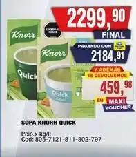 Maxiconsumo Knorr - sopa knorr quick oferta