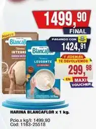 Maxiconsumo Blancaflor - harina x 1 kg oferta