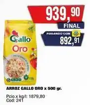 Maxiconsumo Gallo oro - arroz gallo oro oferta