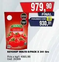 Maxiconsumo Molto - ketchup oferta