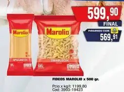 Maxiconsumo Marolio - fideos marolio x 500 gr oferta